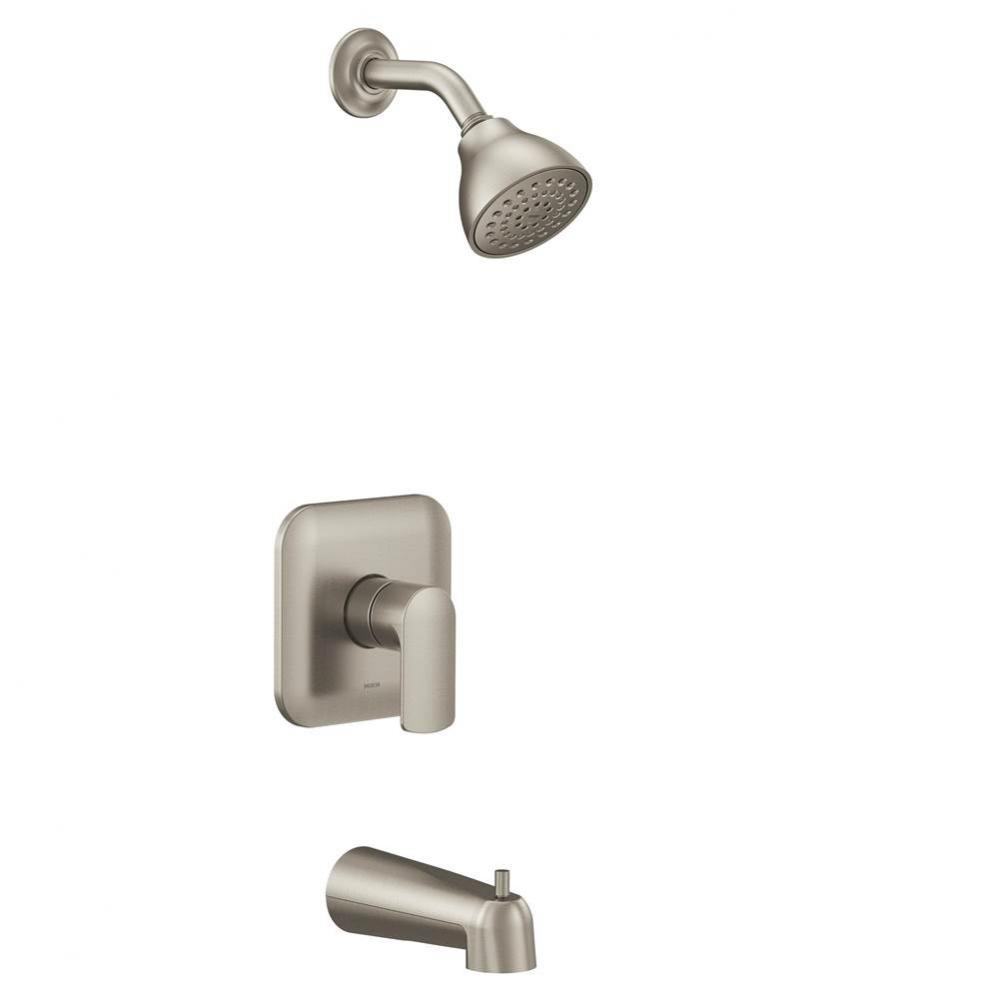 Rizon M-CORE 2-Series Eco Performance 1-Handle Tub and Shower Trim Kit in Brushed Nickel (Valve So