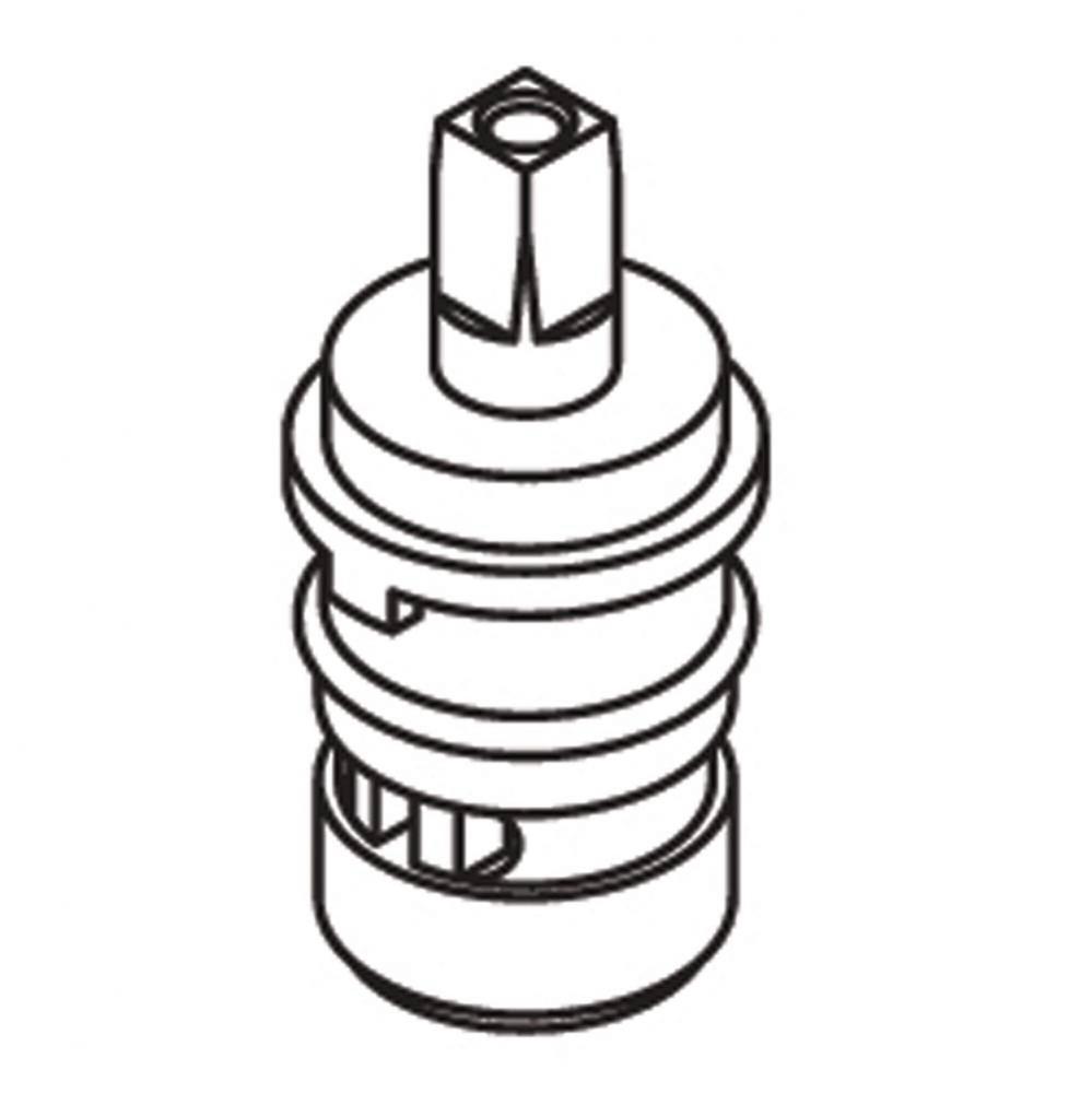 2 Handle Brass Shell Ceramic Disc Cartridge - Cold
