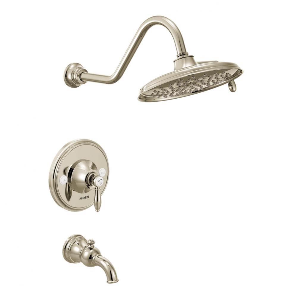 Weymouth Posi-Temp 1-Handle Tub and Shower Faucet Trim Kit in Nickel (Valve Sold Separately)