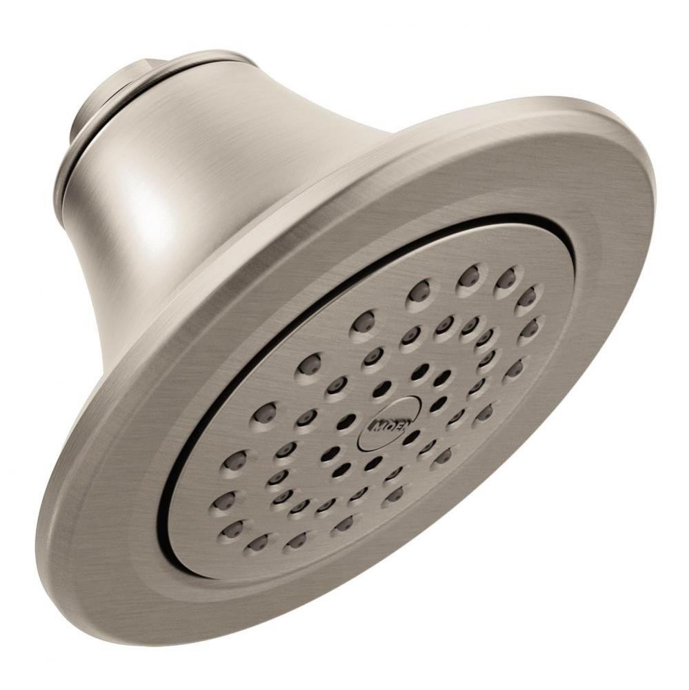 Icon 5-7/8&apos;&apos; Eco-Performance One-Function Showerhead with 1.75 GPM Flow Rate, Brushed Ni