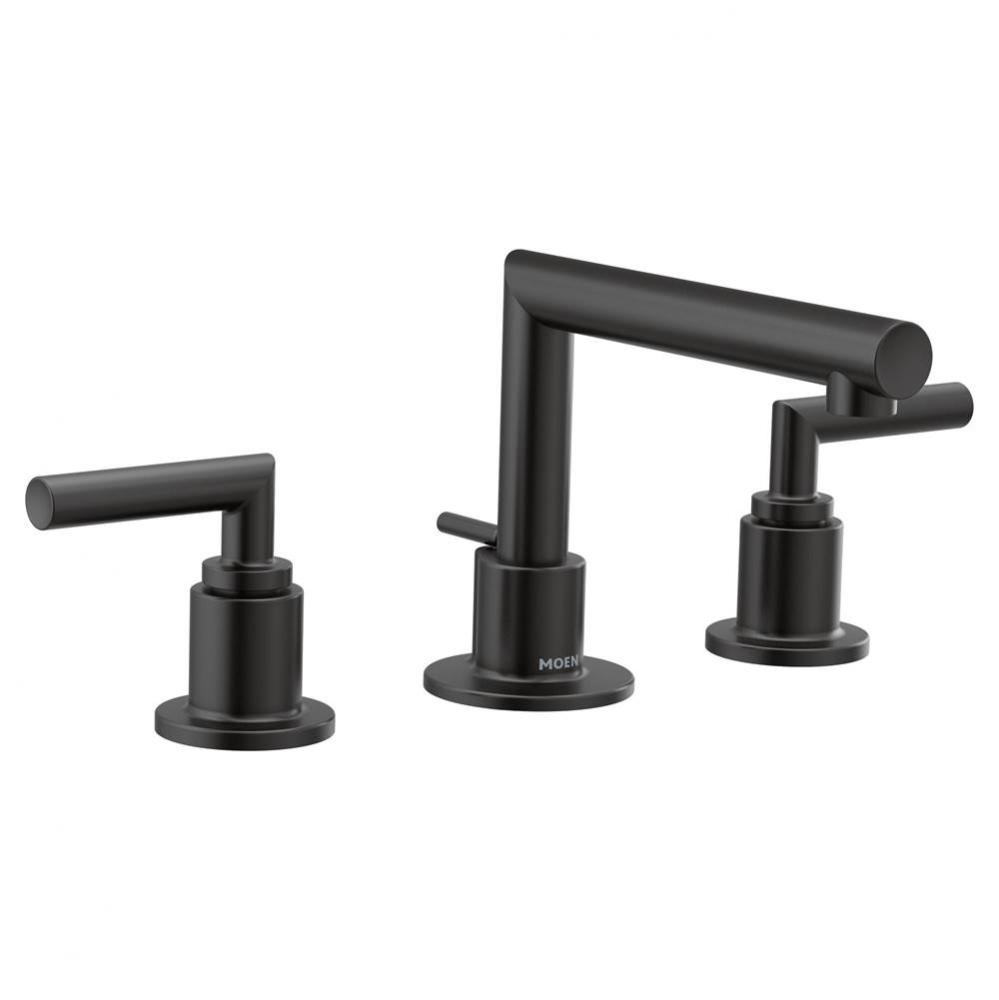 Arris 8 in. Widespread 2-Handle Bathroom Faucet Trim Kit in Matte Black (Valve Sold Separately)