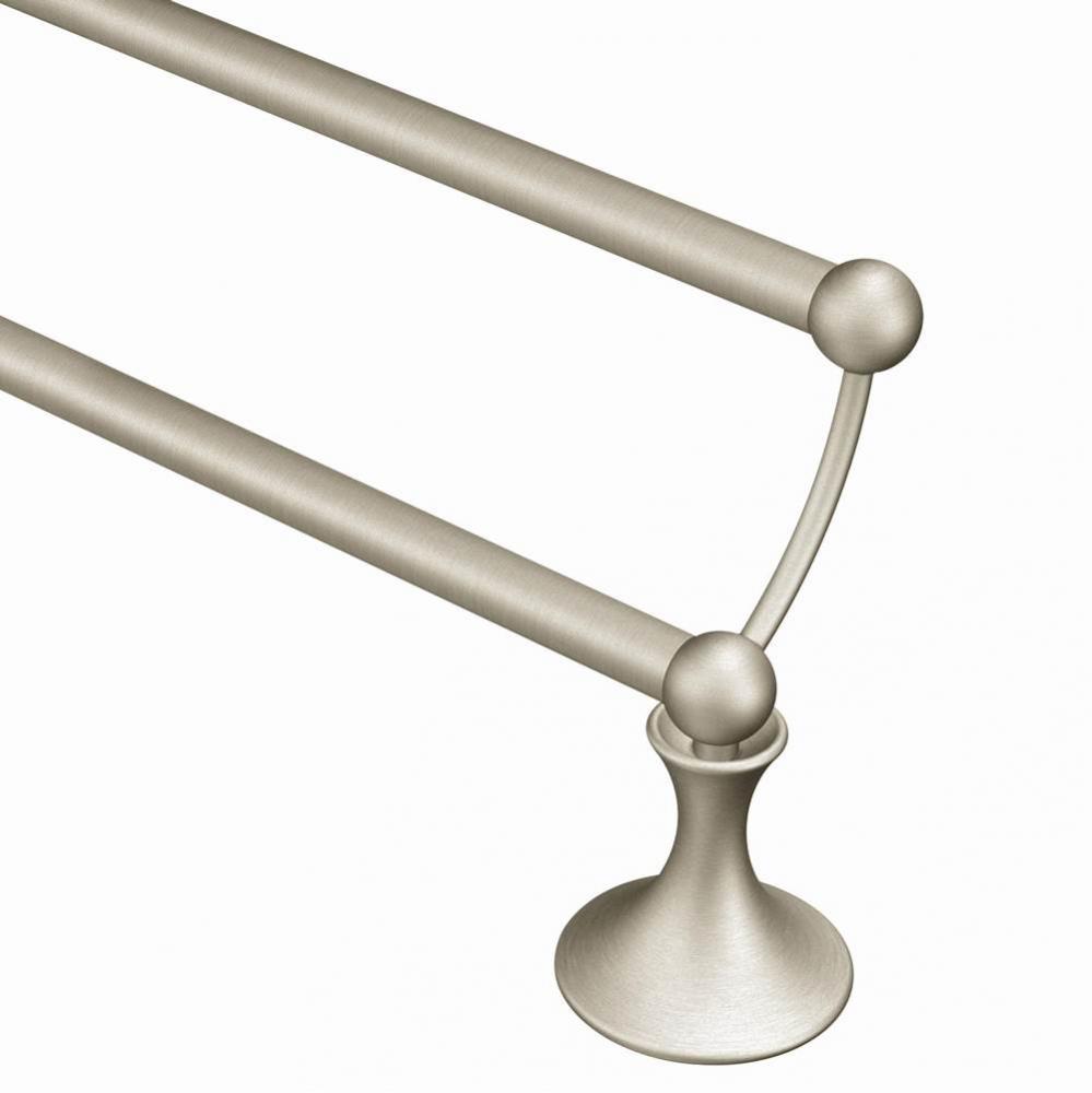 Brushed Nickel 24&apos;&apos; Double Towel Bar