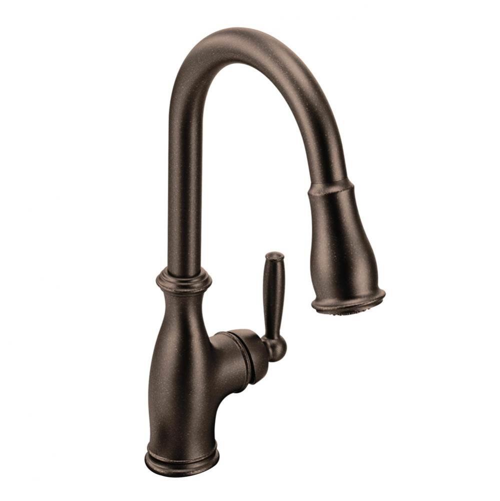 Brantford One-Handle Pulldown Kitchen Faucet Featuring Power Boost and Reflex, Oil Rubbed Bronze