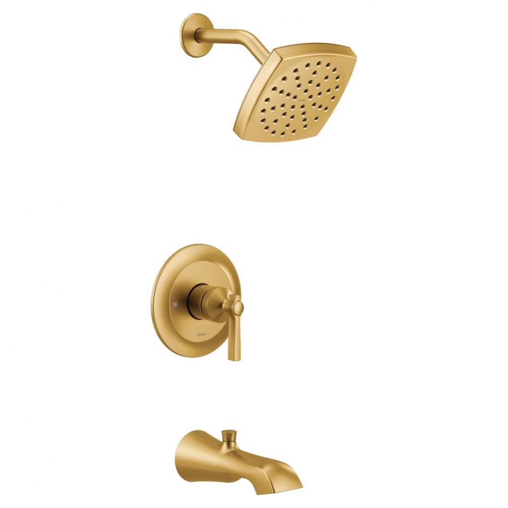 Flara M-CORE 3-Series 1-Handle Tub and Shower Trim Kit in Brushed Gold (Valve Sold Separately)