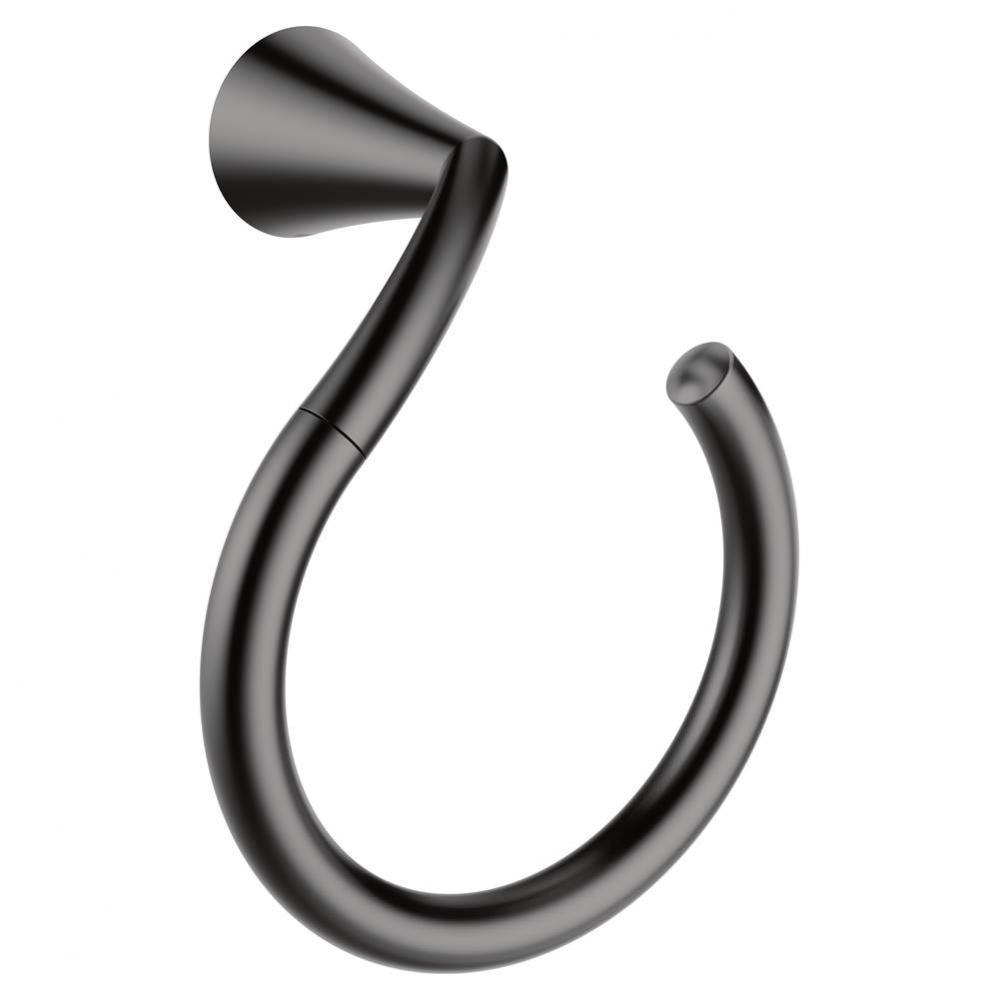 Matte Black Towel Ring