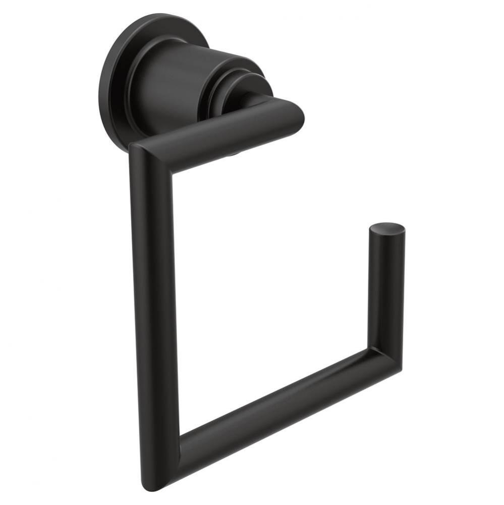 Matte Black Towel Ring