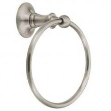 Moen DN6786BN - Brushed nickel towel ring