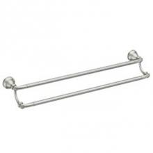 Moen MY2722BN - Brushed Nickel 24'' Double Towel Bar