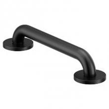 Moen R8712BL - Matte Black 12'' Concealed Screw Grab Bar