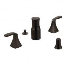 Moen T5269ORB - Oil rubbed bronze two-handle bidet faucet