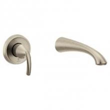 Moen WT371BN - Glyde 1H Wall Mount Tub Filler, Brushed Nickel