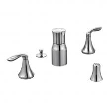 Moen T5220 - Eva 2-Handle Bidet Faucet Trim Kit in Chrome (Valve Sold Separately)