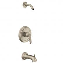 Moen UT2153NHBN - Brantford M-CORE 2-Series 1-Handle Tub and Shower Trim Kit in Brushed Nickel (Valve Sold Separatel