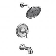 Moen T2313 - Belfield Single-Handle 1-Spray Posi-Temp Tub and Shower Faucet Trim Kit in Chrome (Valve Sold Sepa