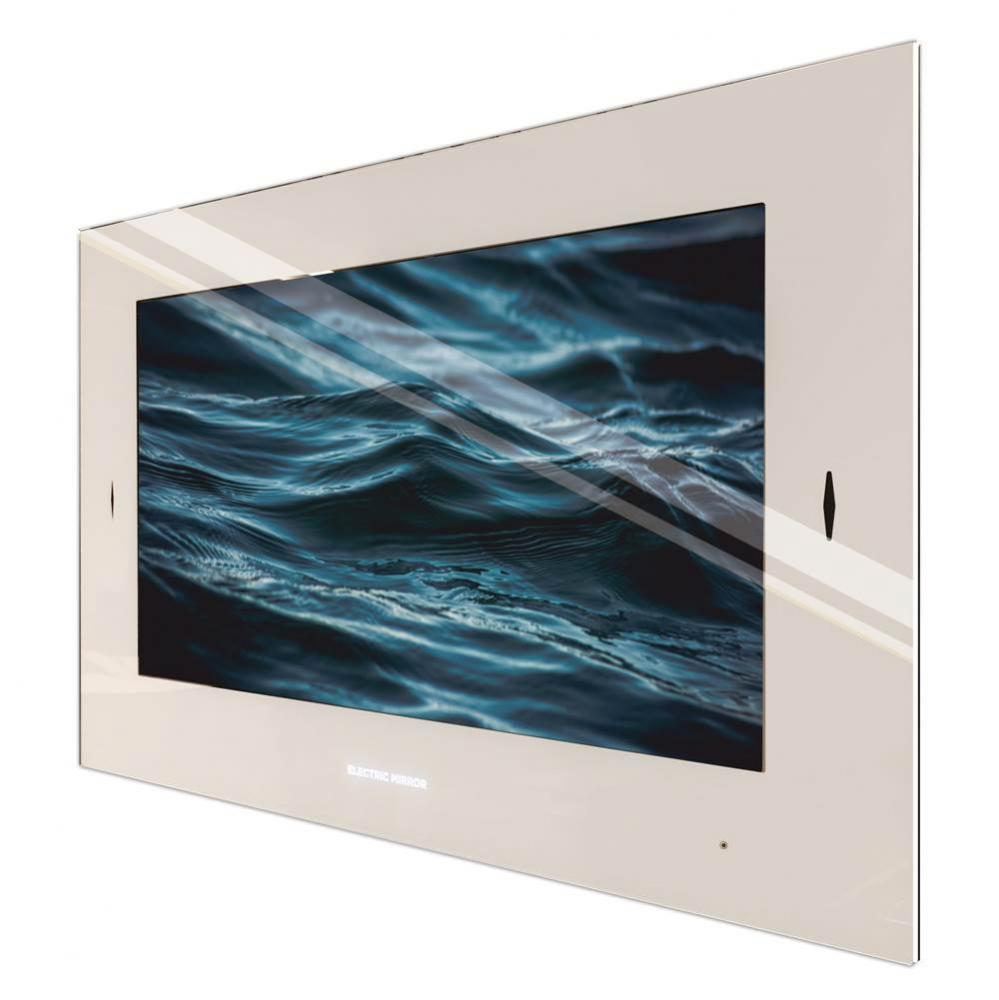 Northstar 27&apos;&apos; Waterproof TV in a White Glass