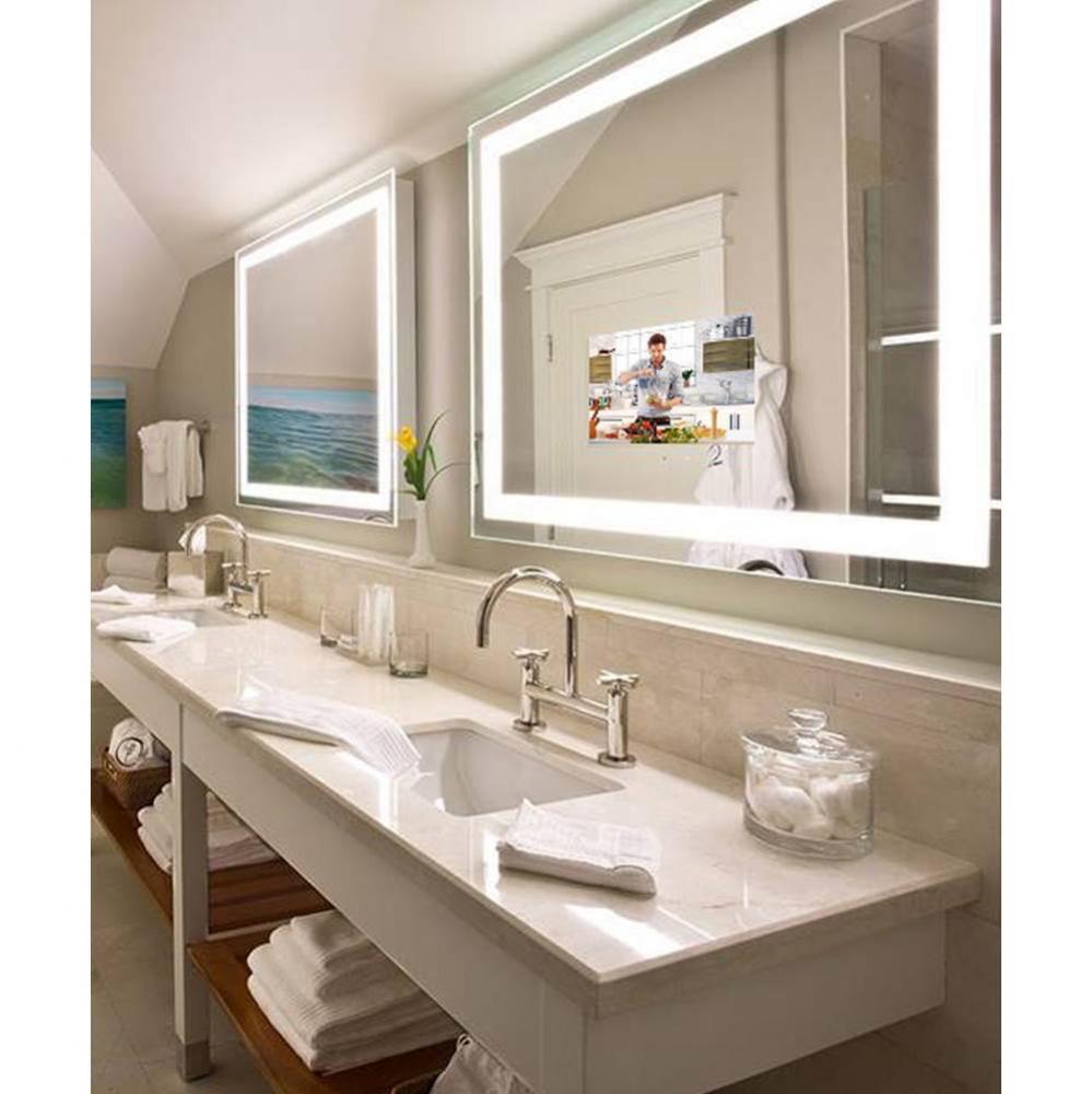Integrity 48w x 42h Lighted Mirror TV with 21&apos;&apos; TV