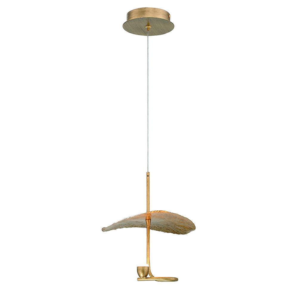 Lagatto 1 Light Chandelier in Bronze