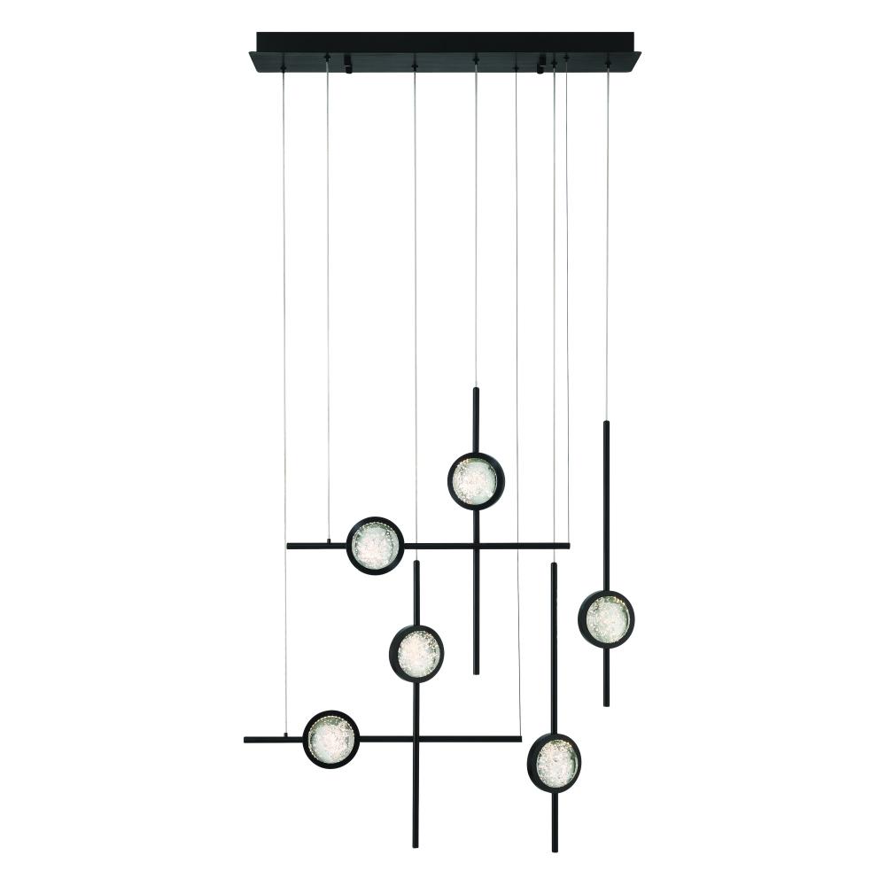 Barletta 32&#34; LED Chandelier In Black