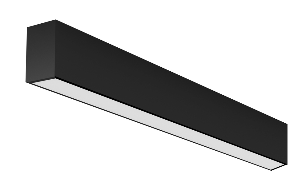 4&#39; LED Linear Surface Mount, 2&#34;Wide, 4000K, Black