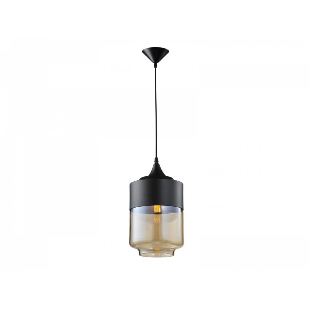 Robertson Blvd. 1 Light Black / Bronze Pendant