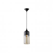 Avenue Lighting HF9112-BK/BZ - Robertson Blvd. 1 Light Black / Bronze Pendant