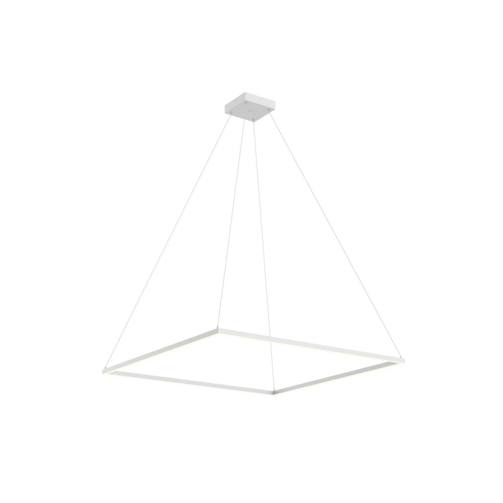 Piazza 48-in White LED Pendant