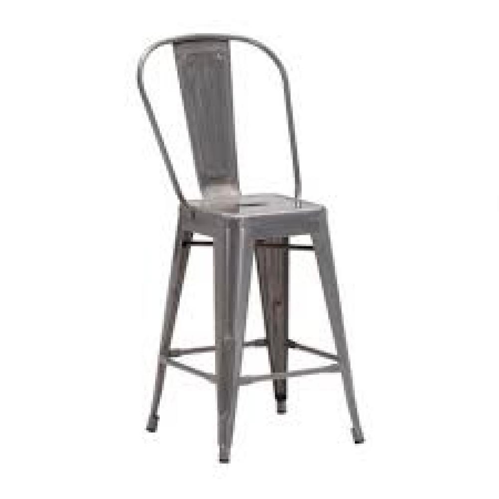 16.5X21.5X40 GUNMETAL CHAIR