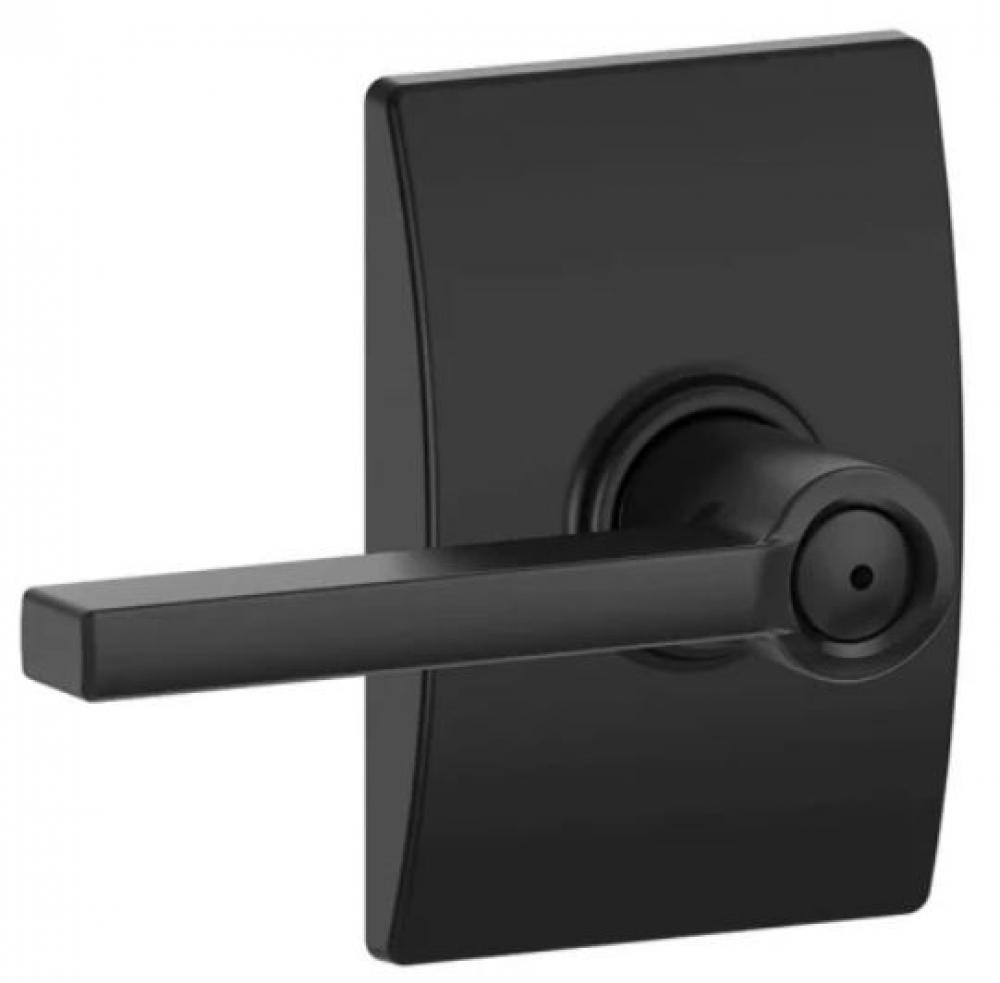 LATTITUDE PRIVACY W/CENTURY TRIM IN MATTE BLACK