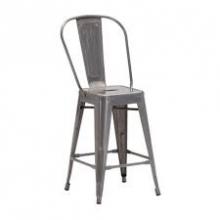 Ellen Lighting and Hardware Items 106121 - 16.5X21.5X40 GUNMETAL CHAIR