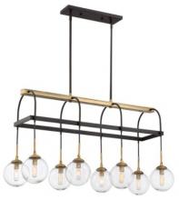 Ellen Lighting and Hardware Items 1-5003-8-79 - Savoy House 1-5003-8-79 Fulton 8 Light 16 inch English Bronze / Warm Brass Chandelier Ceiling Light