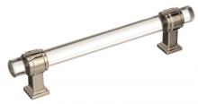 Ellen Lighting and Hardware Items BP36656CPN - Glacio 6-5/16 Inch Center to Center Bar Cabinet Pull IN POLISHED NICKEL