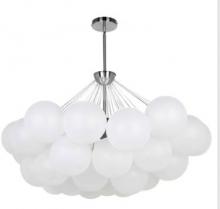 Ellen Lighting and Hardware Items MLS-358C-PC-FR - Miles 8 Light 36 inch Polished Chrome Chandelier Ceiling Light