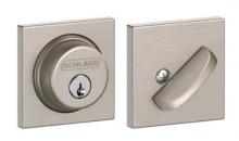 Ellen Lighting and Hardware Items B60COL619 - DEADBOLTS W/SQ ROSETTE IN SATIN NICKEL