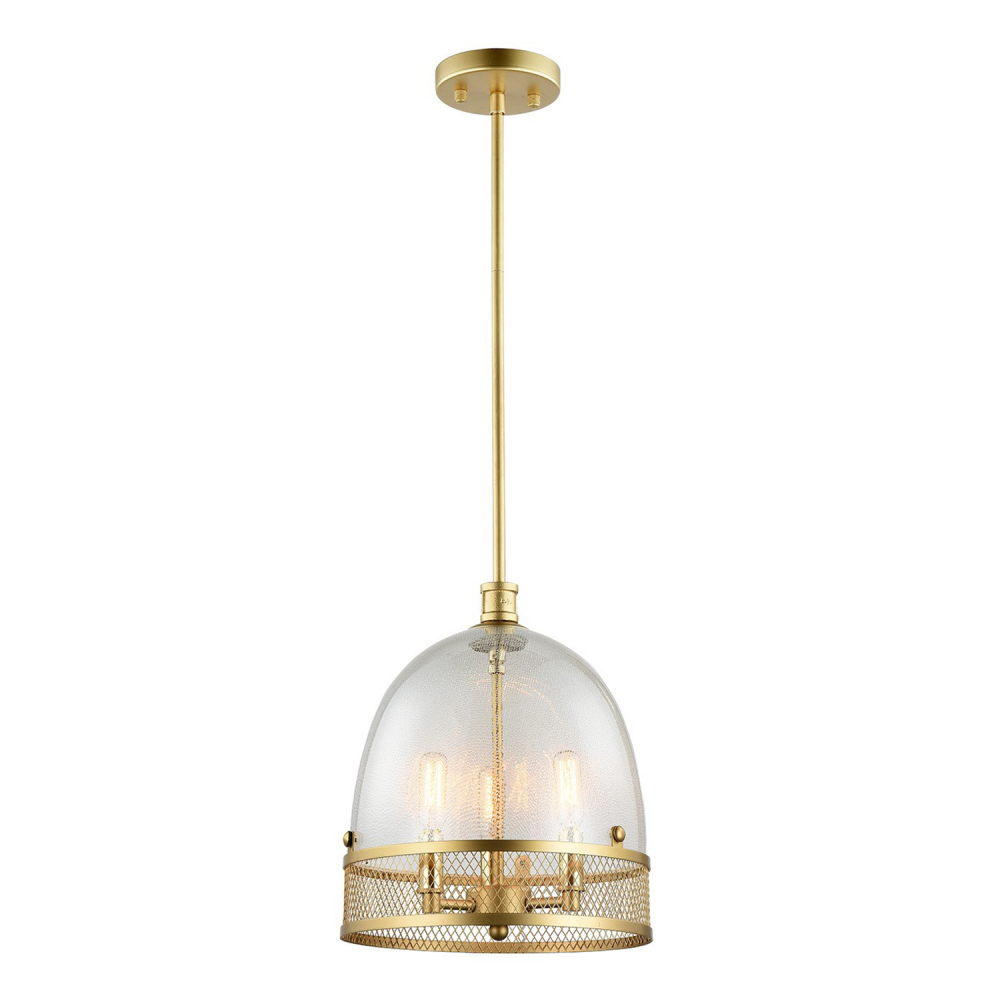 3-Light 11&#34; Boutique Dome Pendant Light