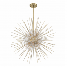 ZEEV Lighting CD10264-10-AGB - 10-Light 36" Decorative Sputnik Chandelier