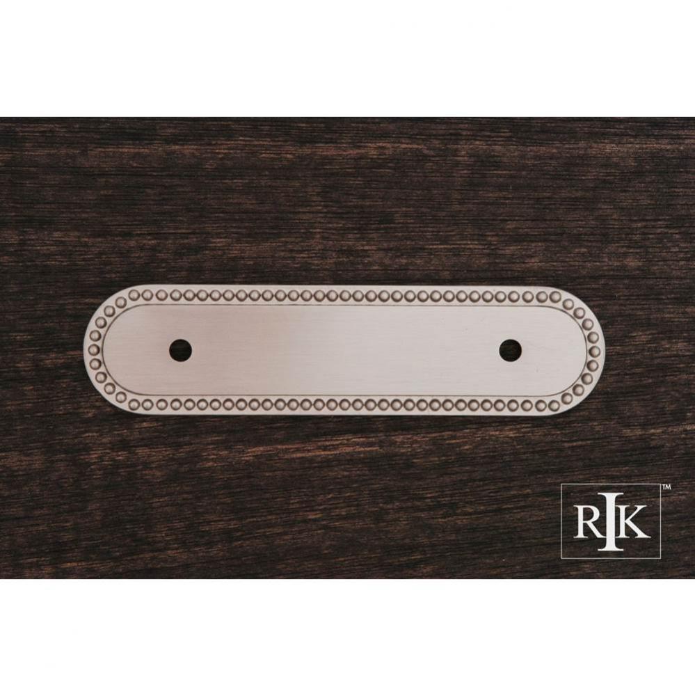 Beaded Oblong Pull Backplate