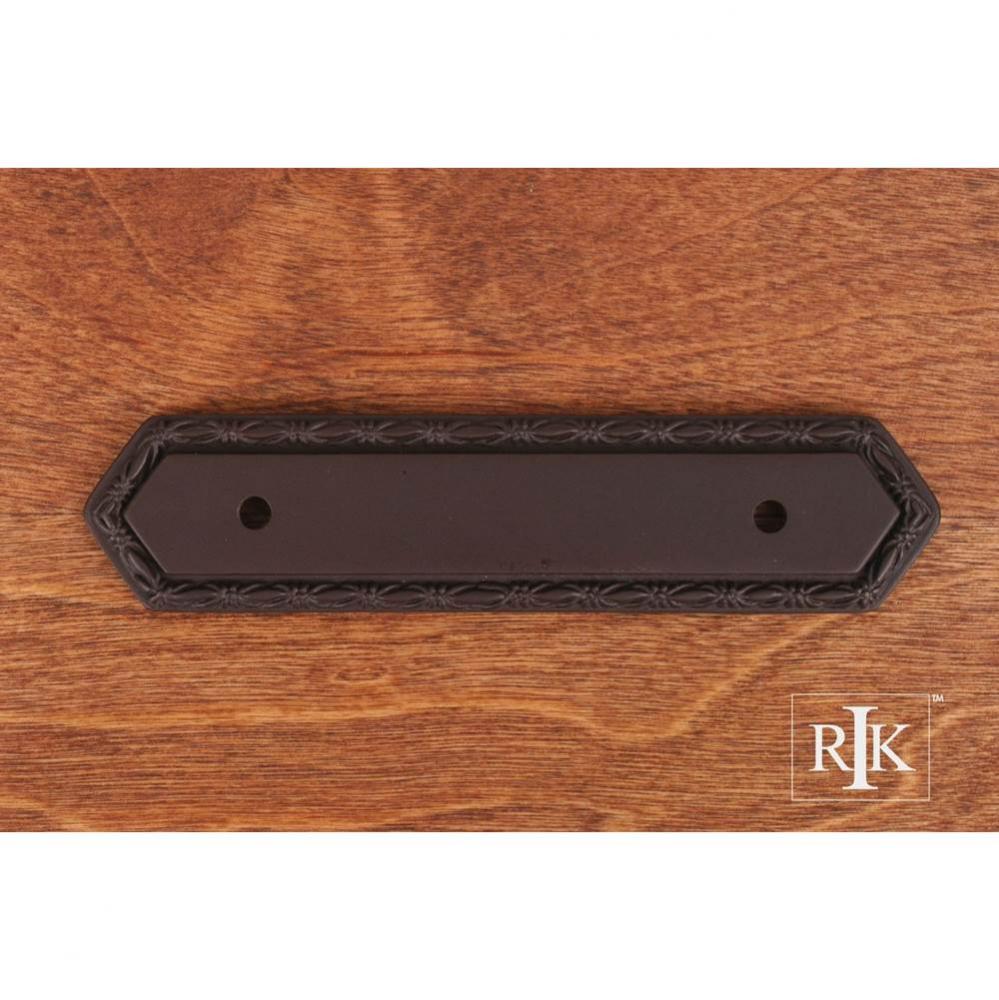 Deco-Leaf Edge Pull Backplate