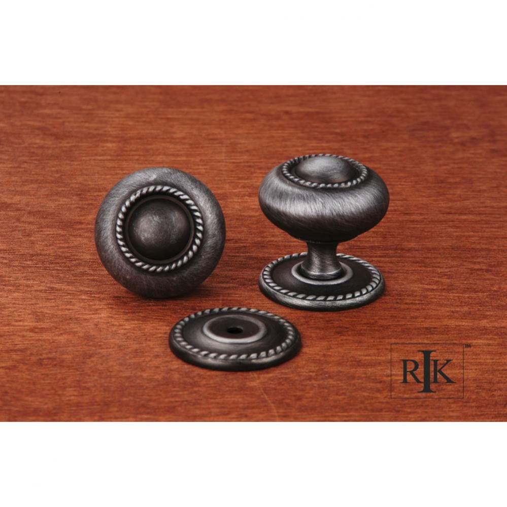 Large Rope Knob with Detachable Back Plate