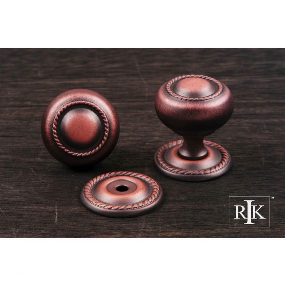 Small Rope Knob with Detachable Back Plate