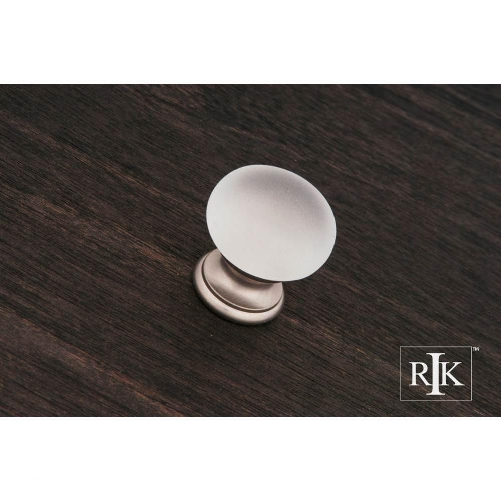 Smoked Glass Round Knob