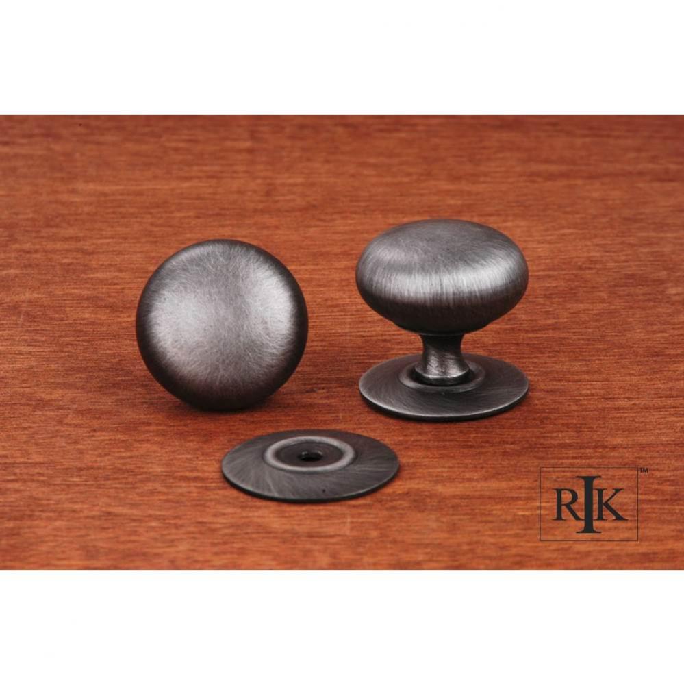 Large Plain Knob with Detachable Back Plate