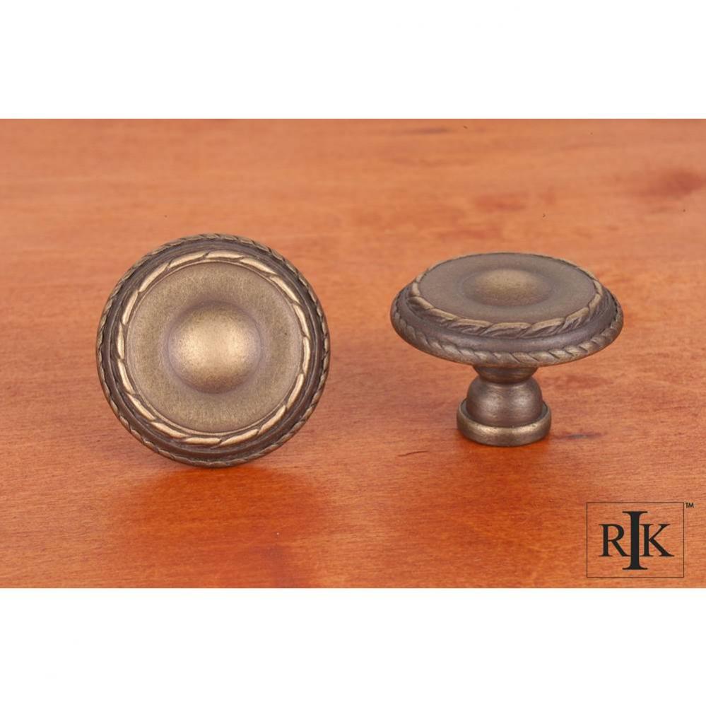 Large Double Roped Edge Knob