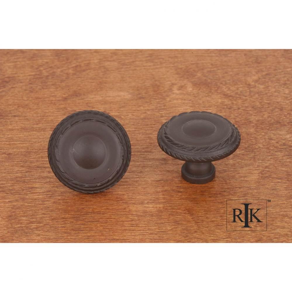 Large Double Roped Edge Knob