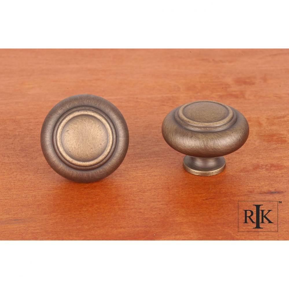 Large Double Ringed Knob