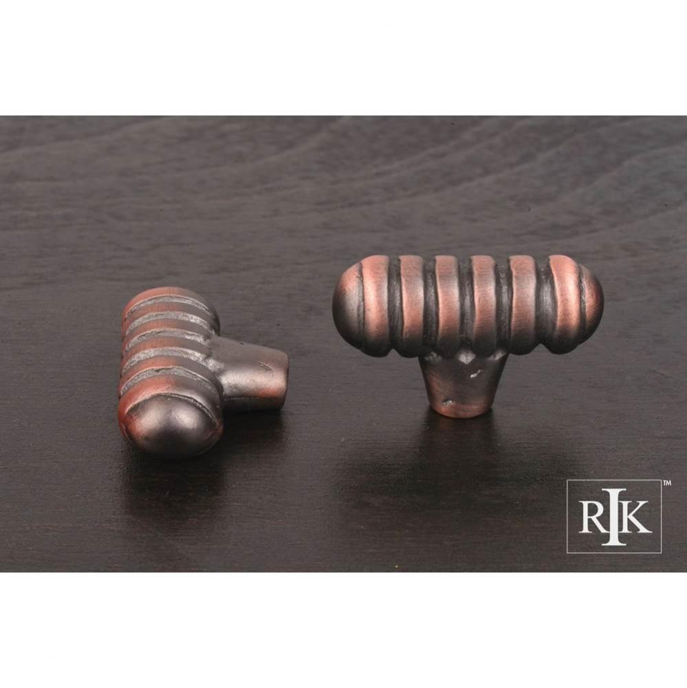 Distressed Large Ribbed Knob