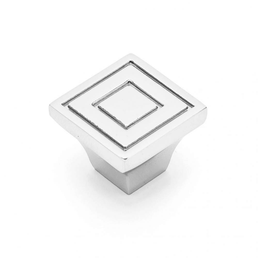 Large Contemporary Square Knob