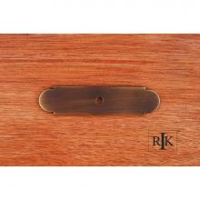 RK International BP 7819 AE - Small Backplate with One Hole