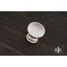 RK International CK 2G P - Smoked Glass Round Knob
