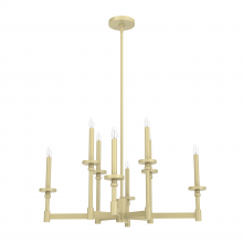 BRIARGROVE 2-TIER 8 LIGHT CHANDELIER