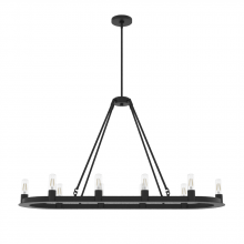 SADDLEWOOD 10 LIGHT CHANDELIER